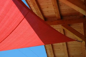 voile d'ombrage résistante aux UV / triangulaire