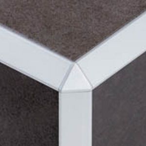 profilé de finition en aluminium / pour carrelage / pour angle extérieur