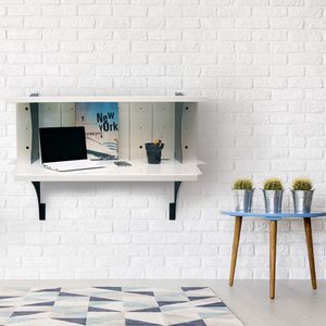 bureau en aluminium / contemporain / mural