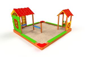 bac à sable pour aire de jeux