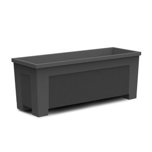 jardinière en fonte / rectangulaire / contemporaine / pour espace public