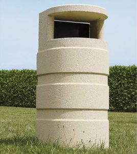 poubelle publique / en béton / classique
