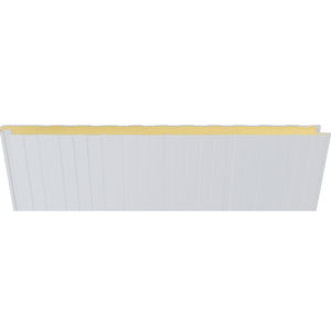 panneau sandwich pour façade / pour toiture / pour mur / face en acier