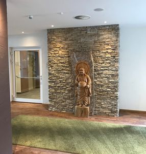 parement en pierre reconstituée / extérieur / intérieur / texturé