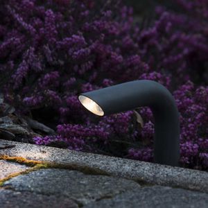 borne d'éclairage de jardin / contemporaine / en laiton / à LED