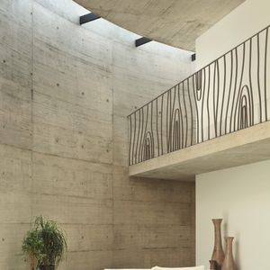 garde-corps en fer forgé / à barreaux / d'extérieur / pour escalier