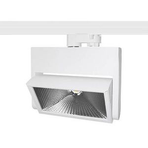 éclairage sur rail à LED / carré / en fonte d'aluminium / professionnel