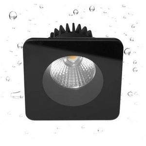 spot encastré / à LED / carré / en fonte d'aluminium