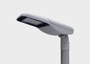 lampadaire urbain / contemporain / en fonte d'aluminium / face en verre trempé
