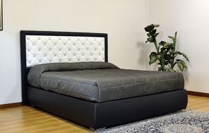 lit double / simple / contemporain / avec tête de lit