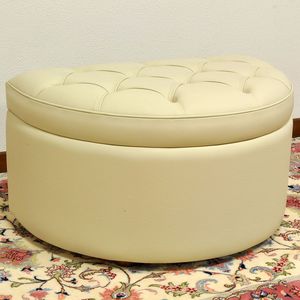repose-pied classique / en cuir / en tissu