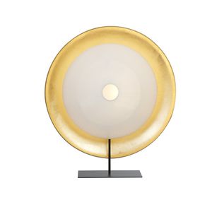 lampe de table / contemporaine / en cuivre / en papier japonais