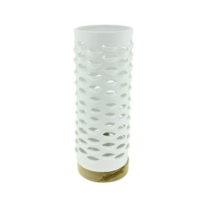 lampe de table / contemporaine / en chêne / en porcelaine