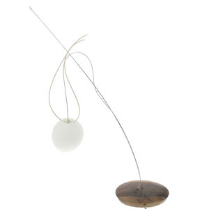 lampe de table / contemporaine / en noyer / en papier