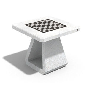table d'échecs contemporaine / d'extérieur / pour espace public