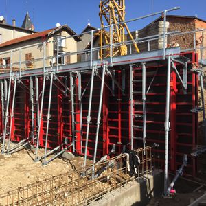 coffrage modulaire / en plastique / en acier / en bois