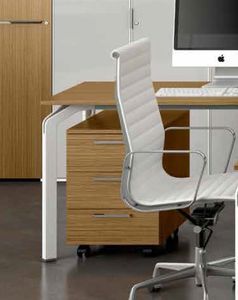 caisson de bureau en métal / en bois / en mélaminé / à 3 tiroirs