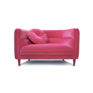 canapé contemporain / en velours / pour bureau / pour musée