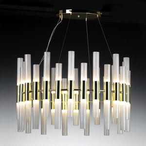 lustre classique / en cristal / en verre vénitien / à LED