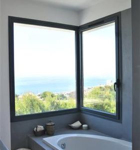 profilé pour fenêtre en aluminium / à isolation thermique / de sécurité / étanche