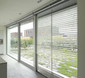 système coulissant pour porte en verre / en métal