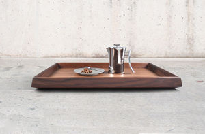 plateau de service en bois / pour chambre d'hôtel / pour hôtel / pour restaurant