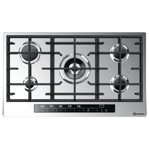 table de cuisson à gaz / avec gril intégré / en fonte