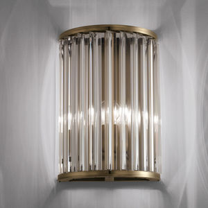 applique murale contemporaine / en bronze / en cristal / en verre soufflé