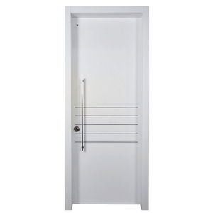 porte d'entrée / battante / en acier galvanisé / de sécurité