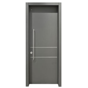 porte d'entrée / battante / en acier galvanisé / de sécurité