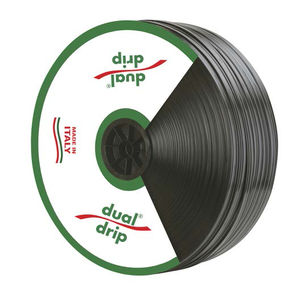 tuyau flexible d'irrigation / en polyéthylène / avec goutteur / plat