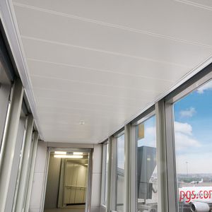 faux-plafond en métal / en panneaux / acoustique