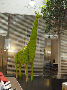 sculpture en MDF / d'extérieur / pour hôtel / pour espace public
