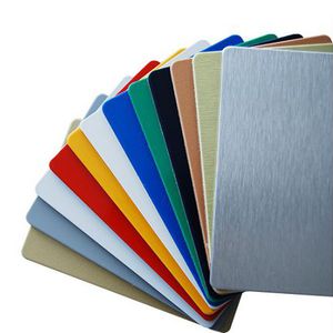 panneau composite en aluminium / pour agencement intérieur / à grande résistance / coloré