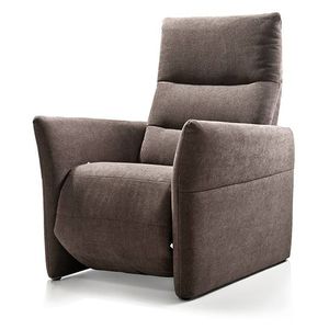fauteuil contemporain / en tissu / inclinable / avec dossier haut