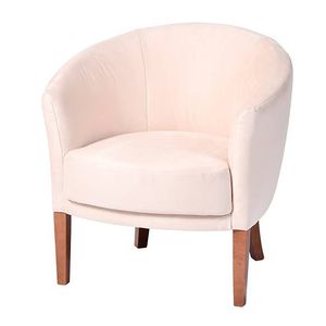 fauteuil design scandinave / en tissu / en hêtre / club