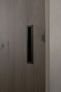 porte d'intérieur / coulissante / en bois / laquée