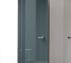 porte intérieure / battante / en verre / affleurante