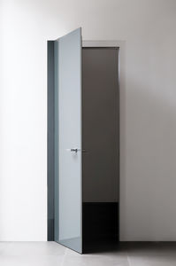 porte intérieure / battante / en verre / affleurante
