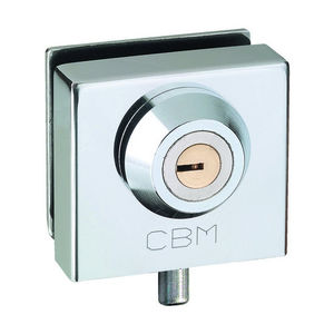 serrure mécanique / pour porte en verre