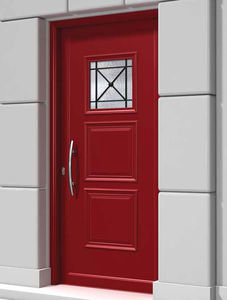 porte d'entrée / battante / en aluminium