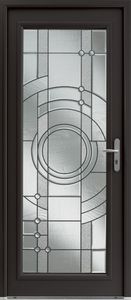porte d'entrée / battante / en aluminium
