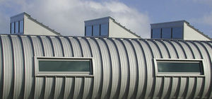 bardage en aluminium / de titane / en cuivre / en inox