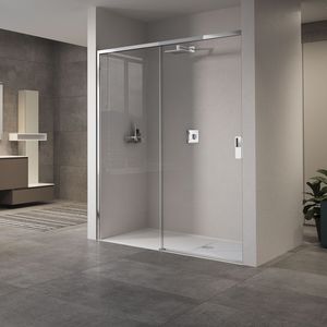 paroi de douche coulissante / en niche / en verre