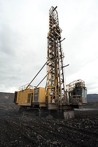 foreuse à moteur diesel / rotative / pour chantier de construction