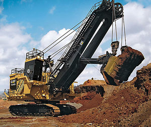 pelle sur chenilles / à câble / pour chantier / électrique
