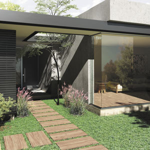 carrelage d'extérieur / de sol / en porcelaine / en grès cérame
