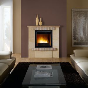 cheminée à bois / à gaz / à granulés / contemporaine