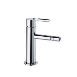 mitigeur pour bidet / en laiton chromé / 1 trou