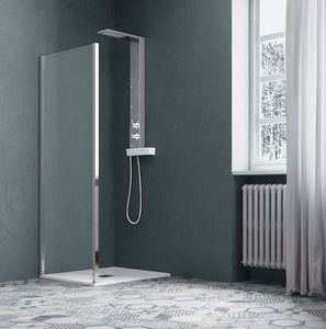 paroi de douche fixe / d'angle / en verre